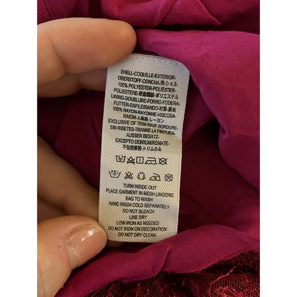 Free People Liquid Shine Sequin Mini Dress Cranberry Red Keyhole Back XS - Picture 4 of 8